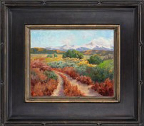 Click to view detail for Back Road & Sunlight 11x14 $600